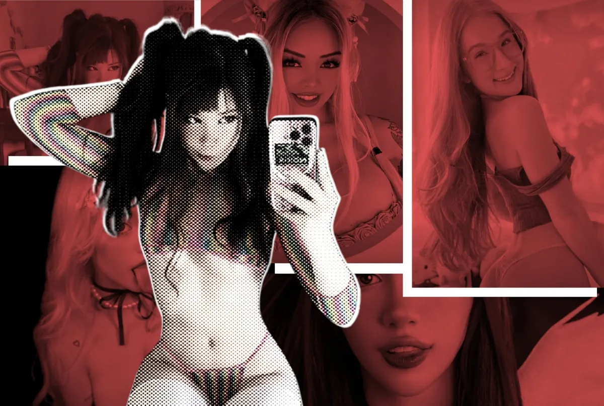 OnlyFans Mädchen behind-the-scenes beim Content erstellen zeigen